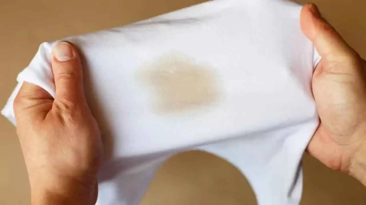 Come rimuovere le macchie di sudore? Ecco il trucco che usano in tanti Come rimuovere le macchie di sudore? Ecco il trucco che usano in tanti
